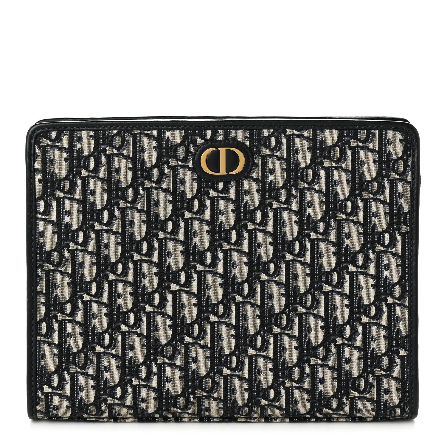 Christian Dior Oblique 30 Montaigne Pouch Blue 1979144 | FASHIONPHILE (US)
