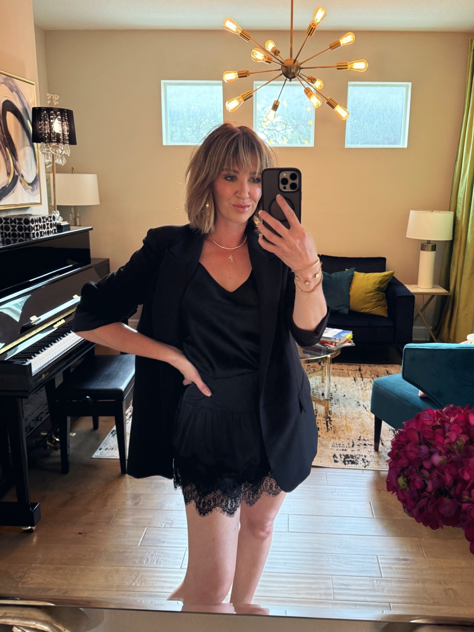 Size DOWN in the skirt. It runs big, I’m wearing a small. Skirt has built in shorts underneath.

#LTKootd #LTKgrwm