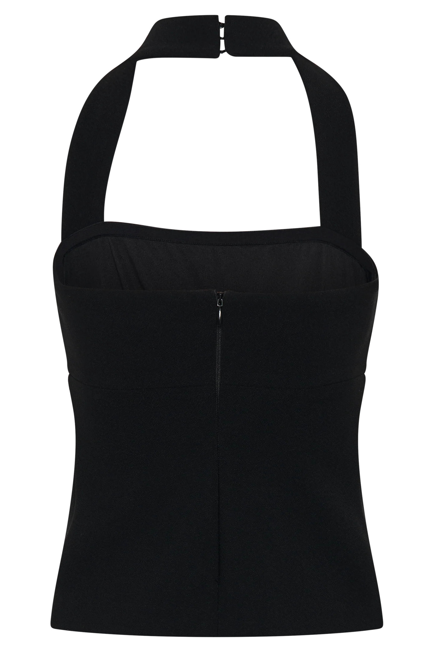 Amelita Suiting Halter Top - Black | MESHKI US