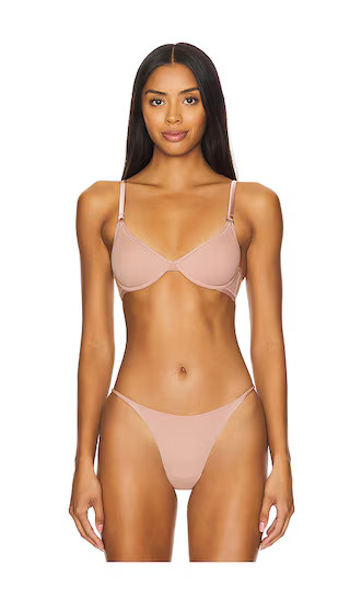 Le Stretch Multifit Micro Unlined Balconette in Tan | Revolve Clothing (Global)