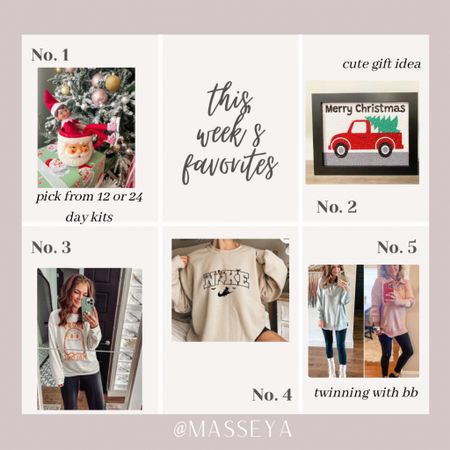 Favorites from this week:
✨ Crisp Collective Elf Kits | pick from 12-24 days. 
✨ Diamond Painting Kit on Etsy. We have done these as a whole family. This would make a great gift or decoration piece. The frame is included.
✨ Ghost Malone Sweatshirt
✨ Halloween skeleton sweatshirt 
✨ Pink Lily | Pullover use code AMBER20 for 20% off

#LTKSeasonal #LTKHalloween #LTKunder50