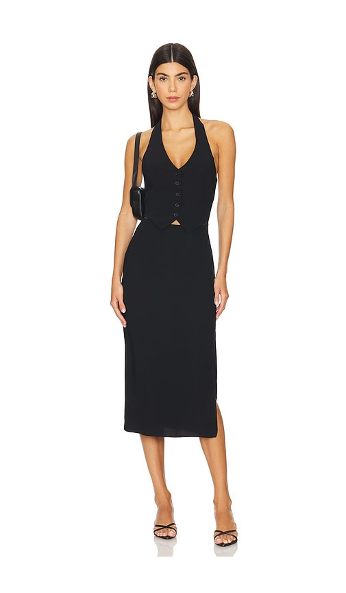 Amanda Uprichard Isadore Dress in Black. - size S | Revolve Clothing (Global)