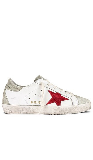 Super-Star Sneaker in White, Ice, & Red | Revolve Clothing (Global)
