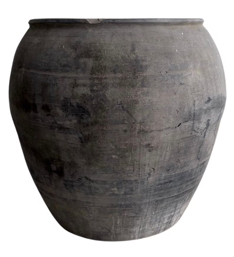 Large Vintage Clay Pot - Etsy | Etsy (US)