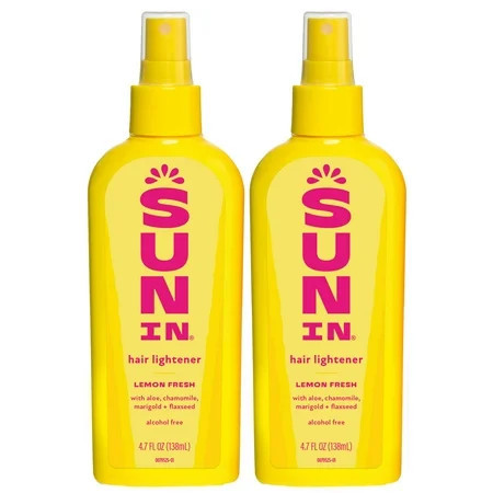 Sun In Hair Lightener Shine Enhancing Spray, Lemon, 4.7 oz (2 Pack) | Walmart (US)