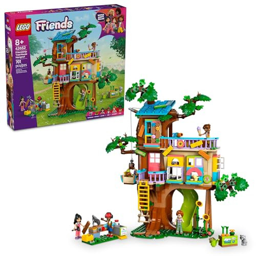LEGO Friends Friendship Tree House Hangout - Building Toy Playset for Kids, Girls and Boys, Ages 8+ - Pretend Play Gift Idea for Birthdays - with 4 Minidolls and 2 Animal Figures - 42652 | Amazon (US)