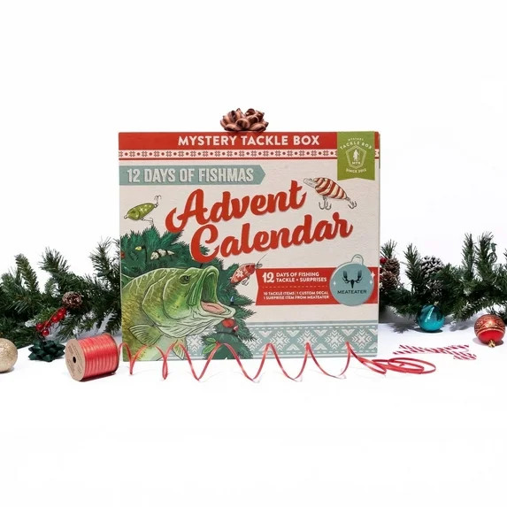 Mystery Tackle Box 12 Days of Fishmas Fishing Tackle Advent Calendar - Bass Lure Giftset | Walmart (US)