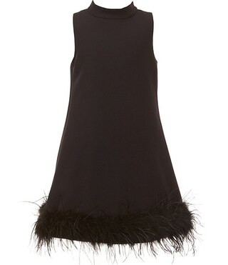 GB Big Girls Feather Hem Dress | Dillard's | Dillard's