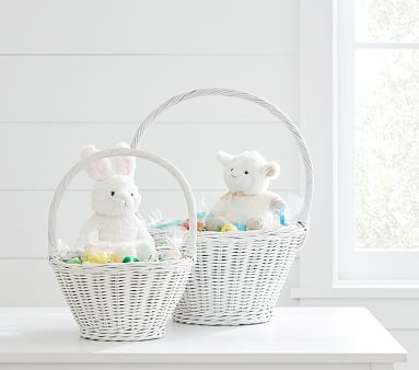 White Sabrina Easter Baskets | Pottery Barn Kids