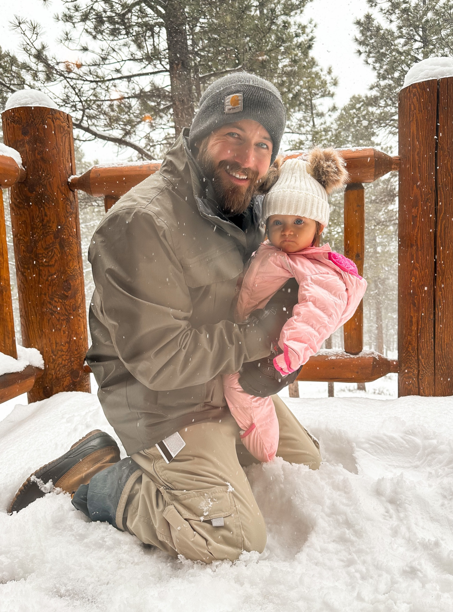 Our little snow bunny! We absolutely loved this snowsuit, such great quality! It does run big!! Be sure to size down - Savannah is wearing size 6-12 mos and she is 10 months old. Snowsuit, baby snowsuit, pink snowsuit, baby bunting, baby ski outfit, baby snow outfit, baby beanie. Callie Glass @glass_alwaysfull 

#LTKkids #LTKSeasonal #LTKbaby