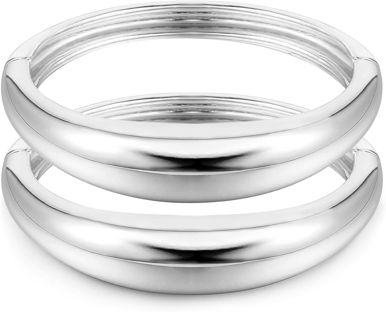 Elegance 11 designs Gold/Silver Cuff Bangle Bracelets For Women Set Chunky Trendy Gold Bracelet M... | Amazon (US)