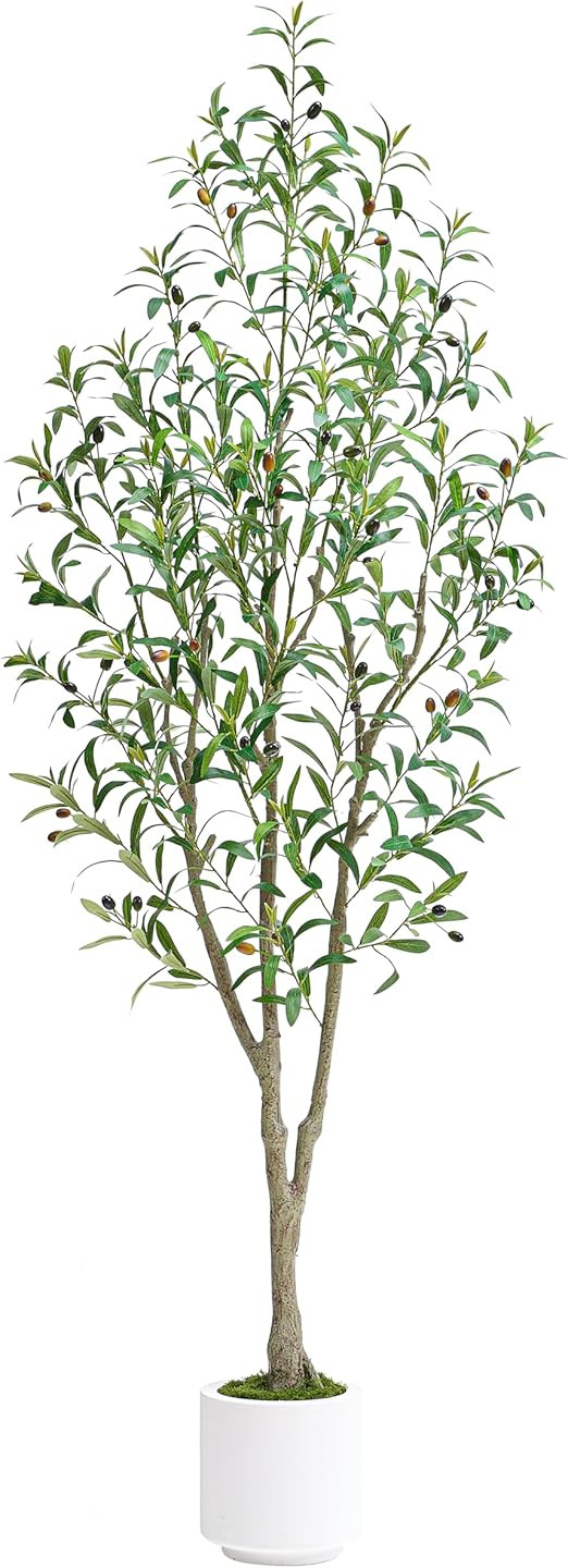 Artificial Olive Trees,Fake Olive Trees for Indoor, Faux Olive Silk Tree, Large Olive Plants for ... | Amazon (US)