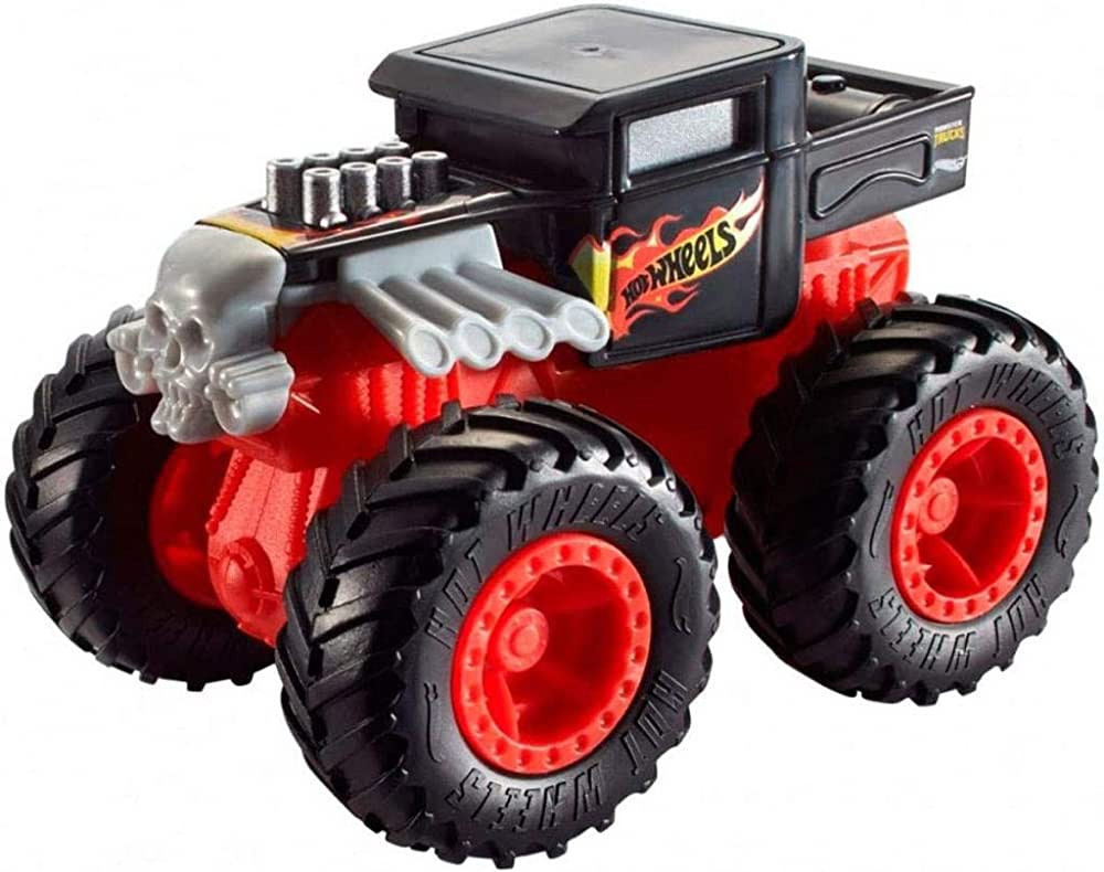 Hot Wheels Monster Trucks Rev Tredz Bone Shaker Vehicle #2, Multicolor | Amazon (US)