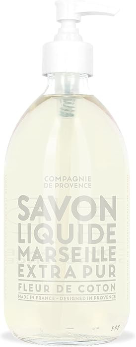Compagnie de Provence Savon de Marseille Luxury Liquid Soap, Cotton Flower | Amazon (US)