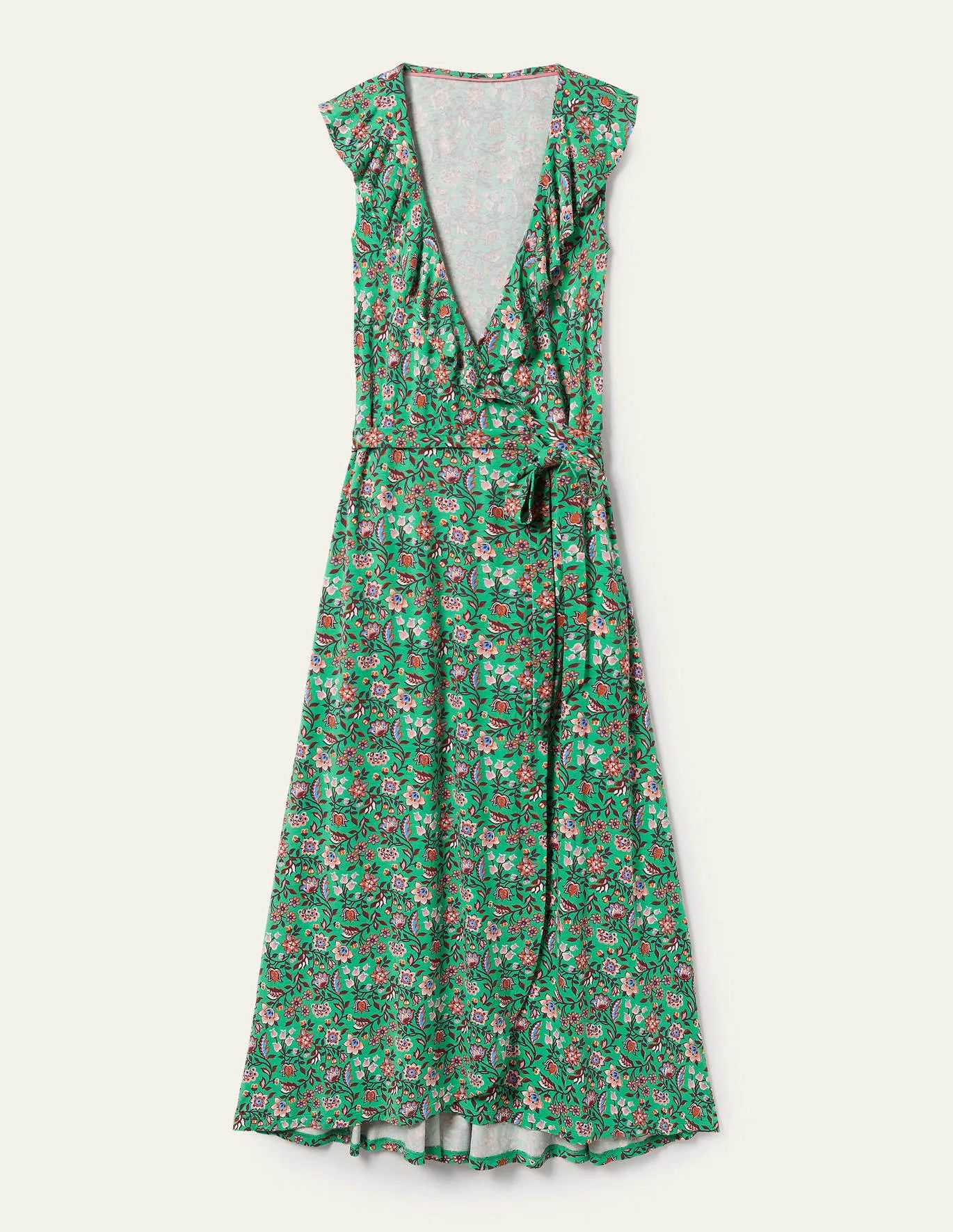 Saskia Wrap Jersey Maxi Dress | Boden (US)