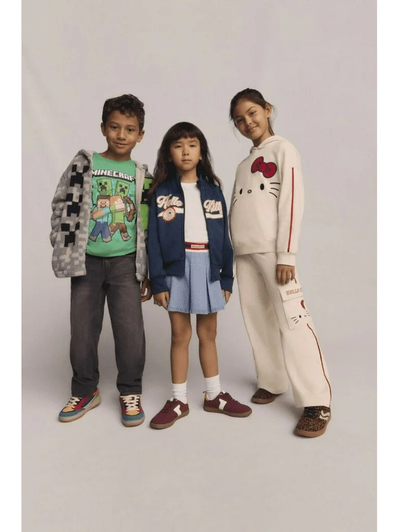 Wonder Nation Hello Kitty Baby and Toddler Girls Printed Graphic Hooded Sweatshirt, Sizes 12M-3T | Walmart (US)