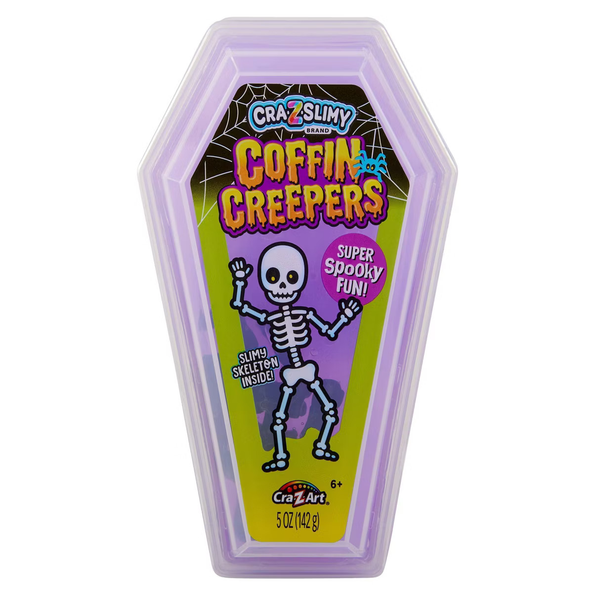 Cra-Z-Slimy Halloween Coffin Purple Creepers: 2 Slime Pieces for Creative, Hands-On Play | Target