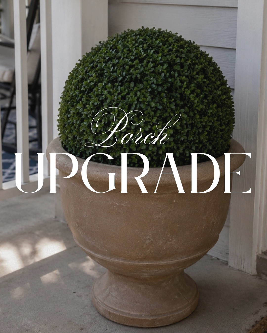The easiest porch upgrade you didn't know you needed 🪴

#LTKSeasonal #LTKHome