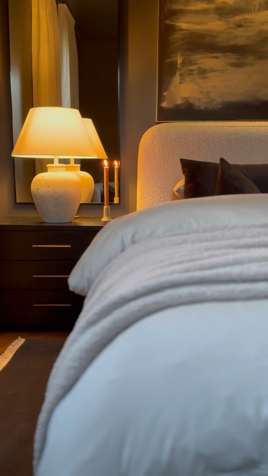 I miss this transformation so much 🤩
Come revamp my guest bedroom with me using some gorgeous Wayfair home decor! I started with a cream boucle bed frame, paired it with two chic wooden nightstands, a luxurious charcoal wool rug, and warm modern lamps. The whole space came together soft, stylish, and effortlessly elegant. 🥰


#elegantbedroomdecor #modernhomestyle #moodybedroomvibes #wayfairhome #woolrug #creambouclebed #bedroominspiration #guestbedroomdecor #neutralbedroom #interiorinspo


#LTKHome #LTKvlog #LTKdayinmylife