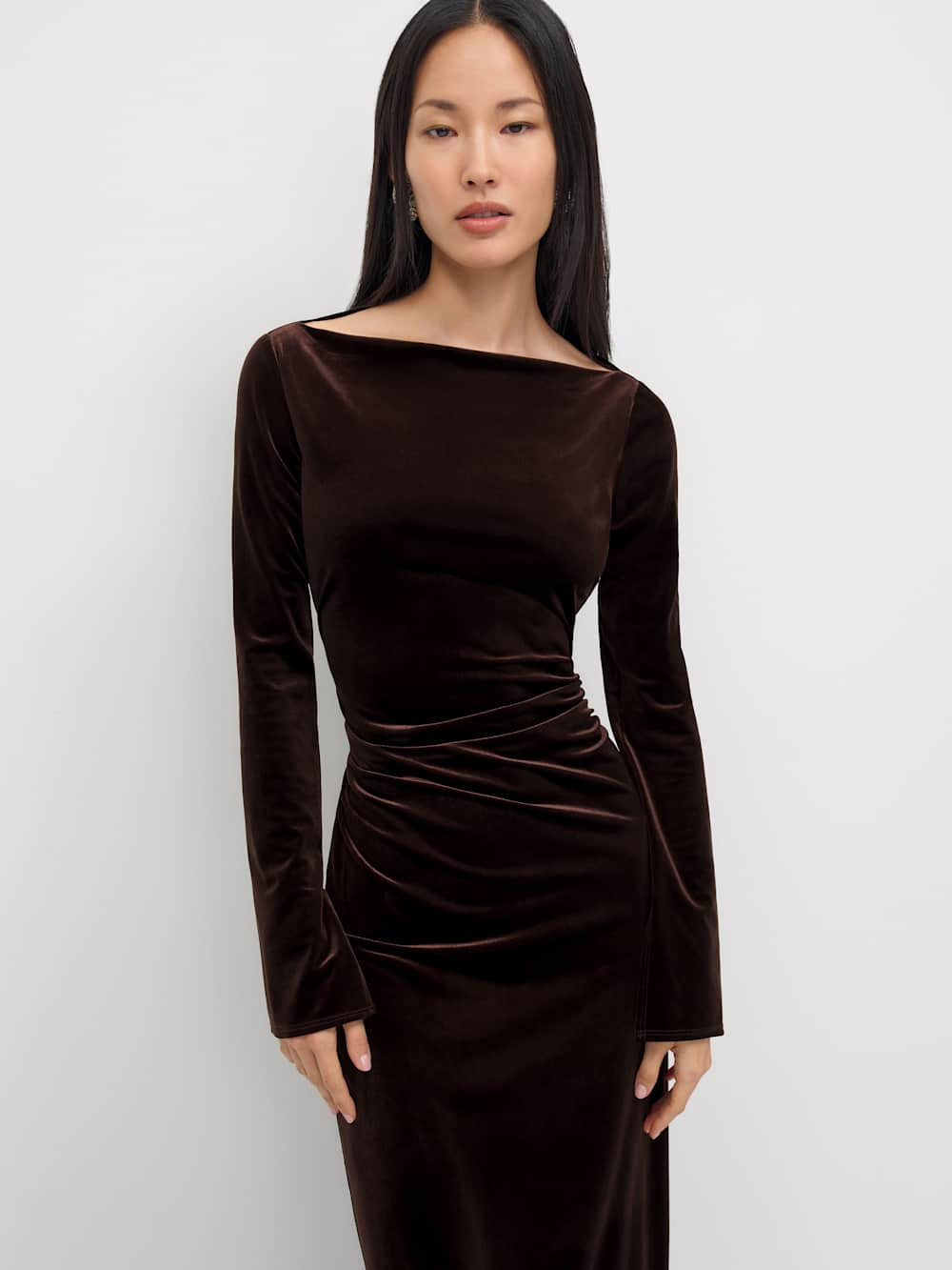 Donya Velvet Dress | Reformation (Global)