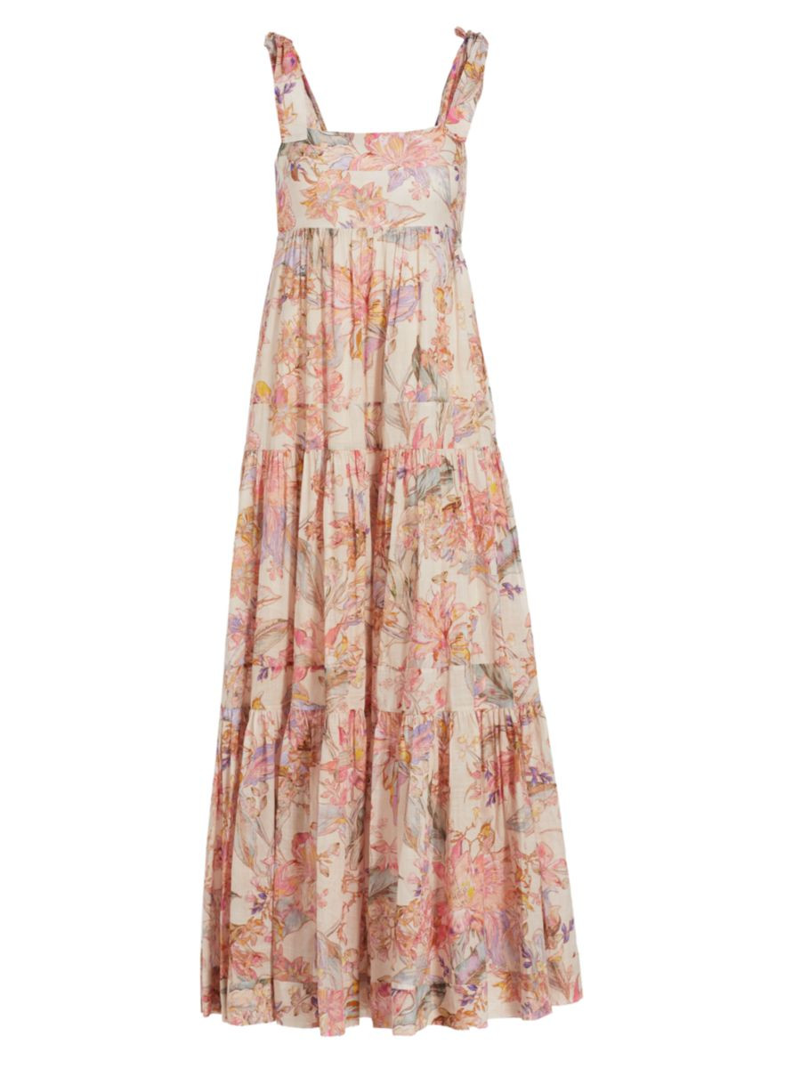 Cira Floral Cotton Midi-Dress | Saks Fifth Avenue