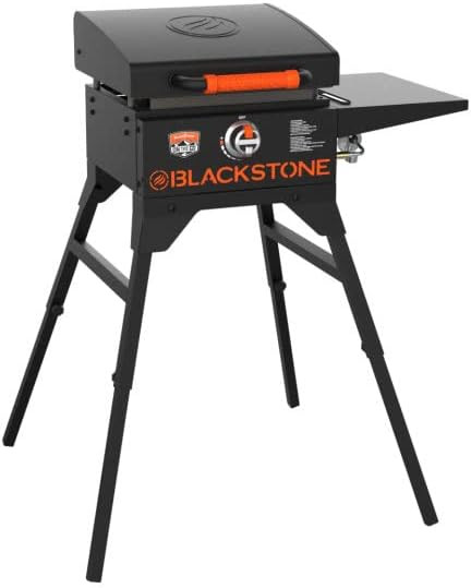Blackstone On The Go Griddle with Side Shelf, Hood & Leg Stand - Heavy Duty Flat Top Griddle Gril... | Amazon (US)