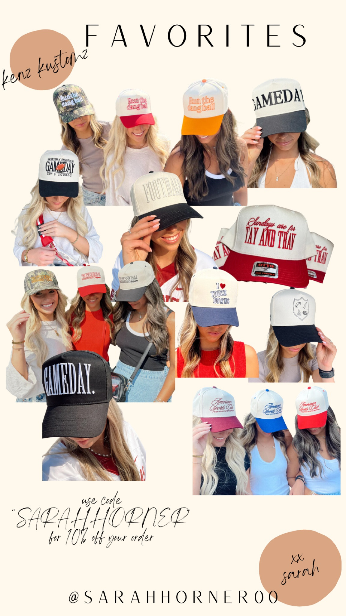 New Gameday drop from Kenz Kustomz

Use code “SARAHHORNER” for 10% off your order 

#LTKSeasonal #LTKFallSale #LTKFindsUnder50