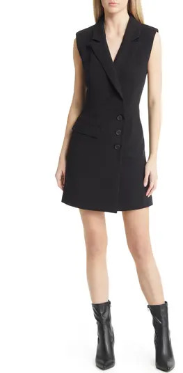 Sleeveless Blazer Minidress | Nordstrom