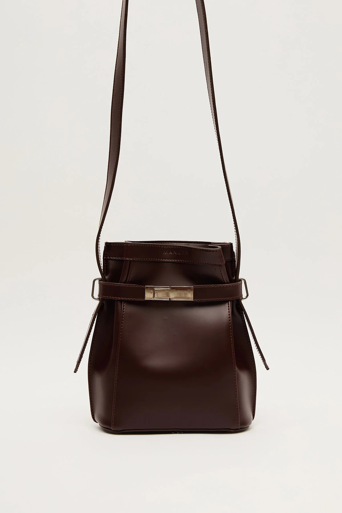 Manuka Milo Leder-Baguette-Tasche – Braun | Trendyol DE