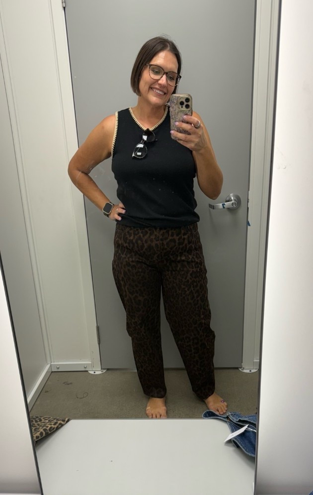 Snagged the cutest leopard print barrel jeans at Walmart! Under $25!

5'4", 173lbs, size 10

#LTKMidsize #LTKootd #LTKSeasonal