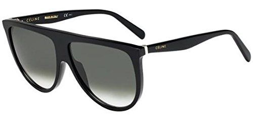 Celine 41435/S 807 Black 41435/S Round Sunglasses Lens Category 3 Size 61mm | Amazon (US)