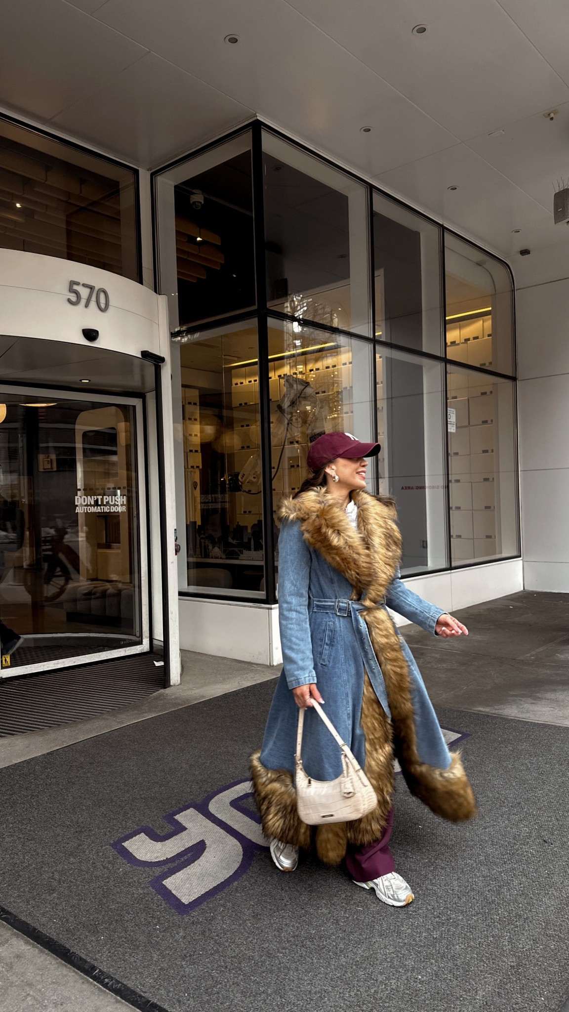 Denim fur coat by @AKIRA 

#LTKSaleAlert #LTKgrwm #LTKootd