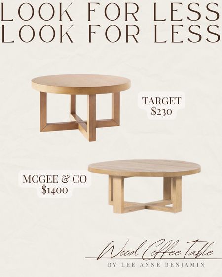 McGee & Co look for less coffee table from Target! 

Lee Anne Benjamin 🤍

#LTKFind #LTKstyletip #LTKhome