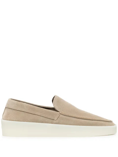 Fear Of God Suede slip-on Loafers - Farfetch | Farfetch Global