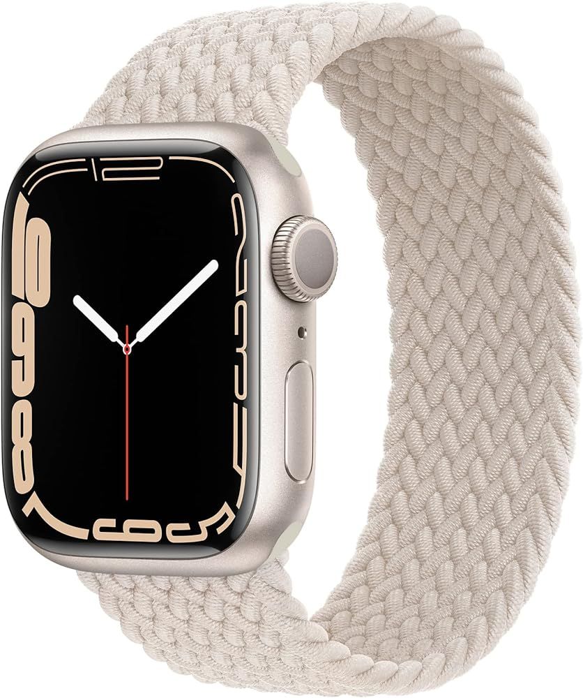 Proworthy Lace Braided Solo Loop Compatible With Apple Watch Band 38mm 40mm 41mm 42mm 44mm 45mm 49mm | Amazon (US)
