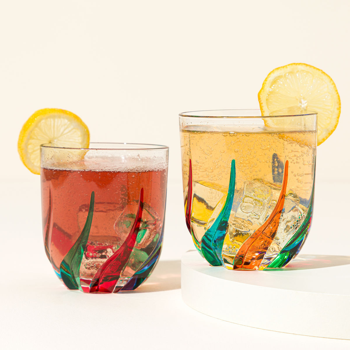 Hand-Painted Italian Glasses – Set of 2 | UncommonGoods