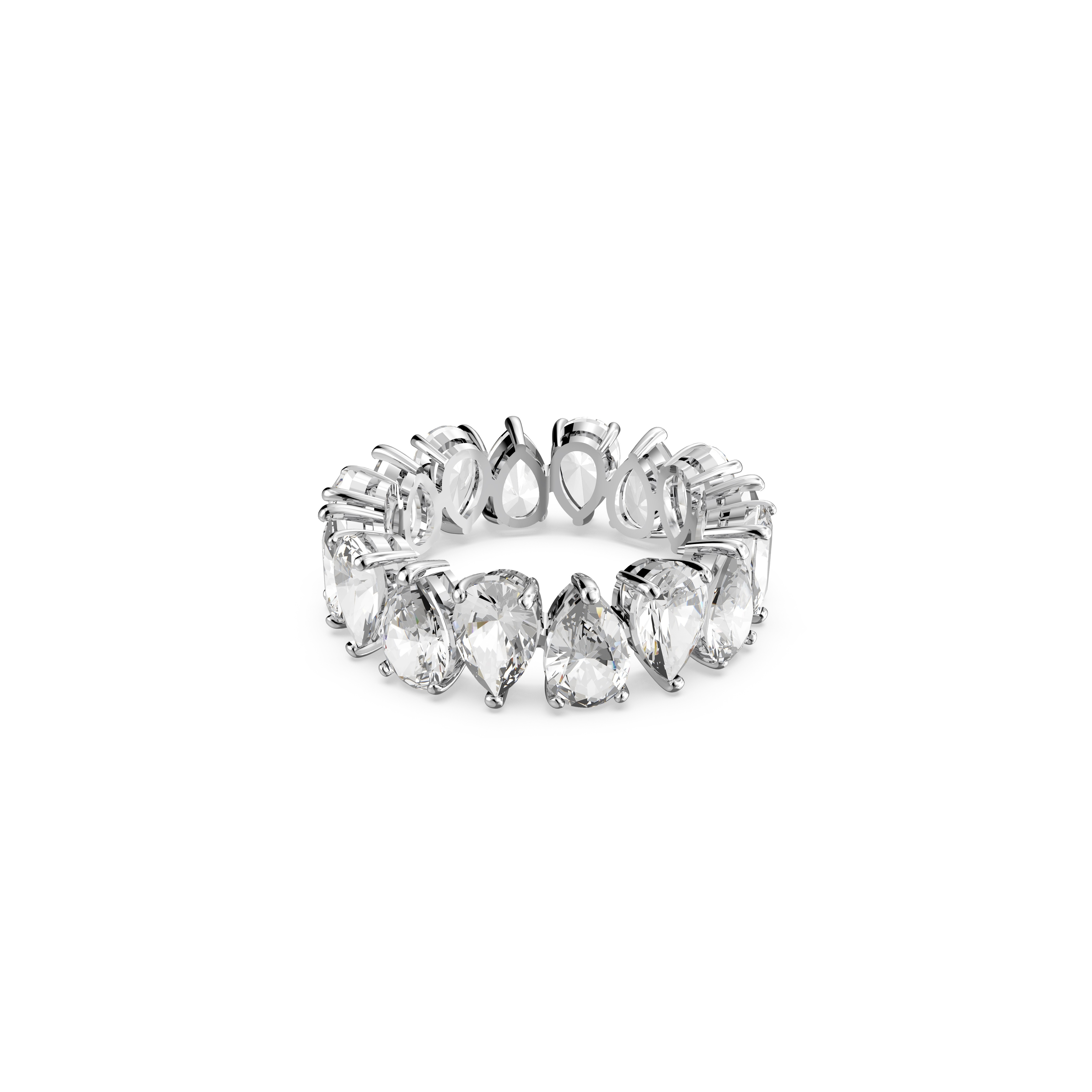 Vittore ring pear cut white rhodium plated | Harvey Nichols (Global)