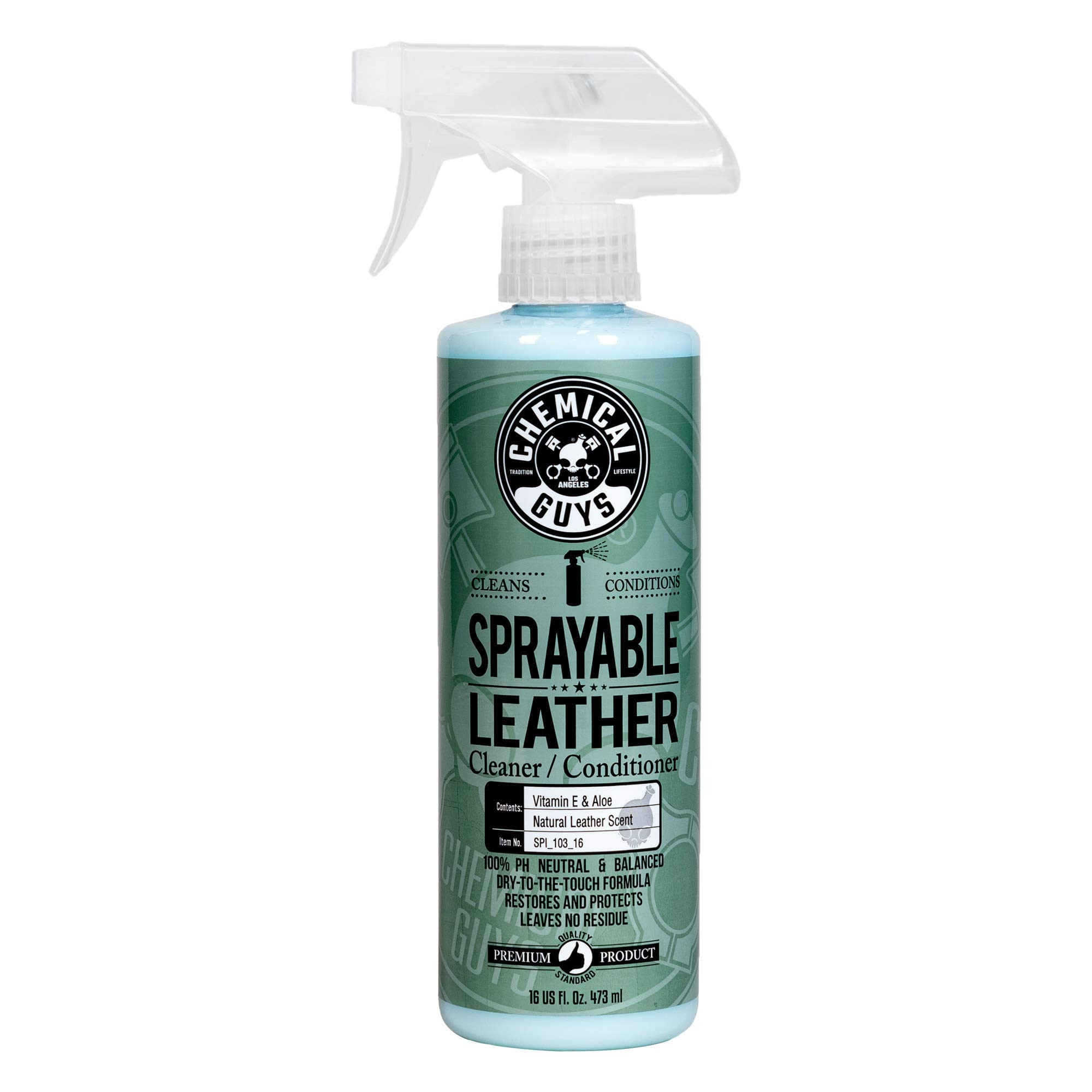Chemical Guys Sprayable Leather Cleaner and Conditioner in One - Cleans, Conditions, and Protects... | Amazon (US)