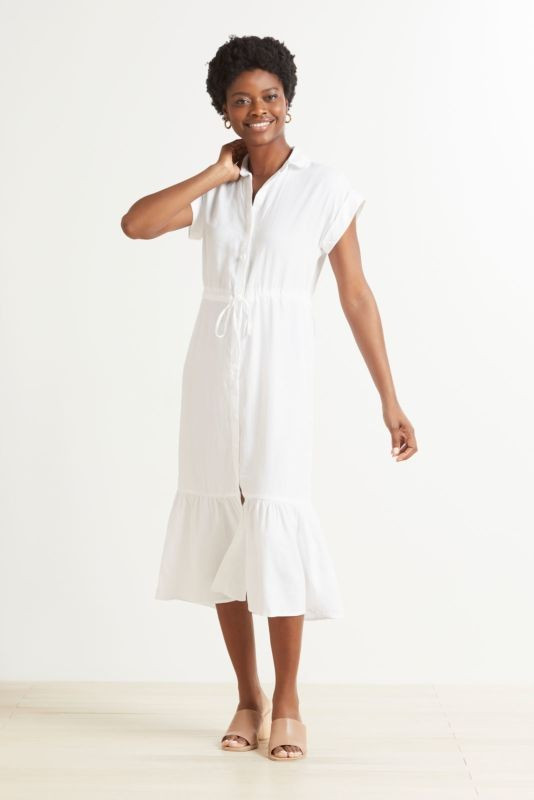 CLOTH AND STONE Short Sleeve Tiered Maxi Dress | EVEREVE | Evereve