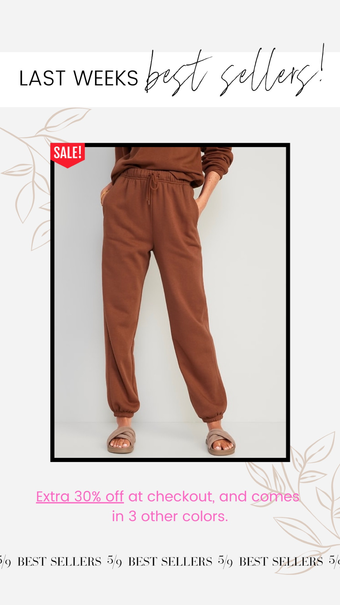 High rise sweatpants on sale 

#LTKhome #LTKsalealert #LTKunder50