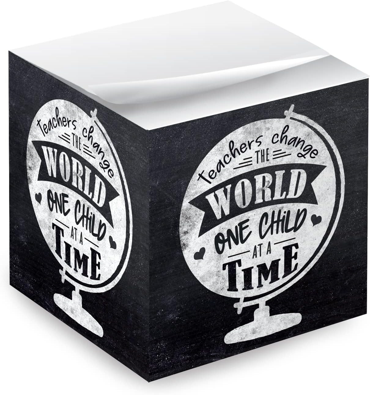 Amazon.com : Inspirational Teacher Sticky Note Cube / 600 Sheets / 2.75" Memo Block Printed on 4 ... | Amazon (US)