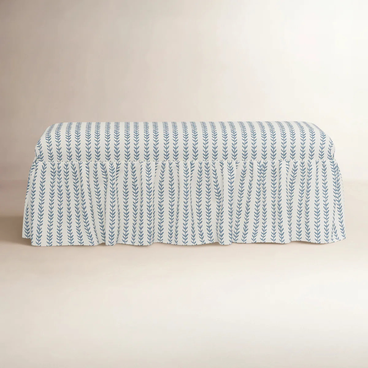 Maggie Ruffle Dining Bench | Birch Lane