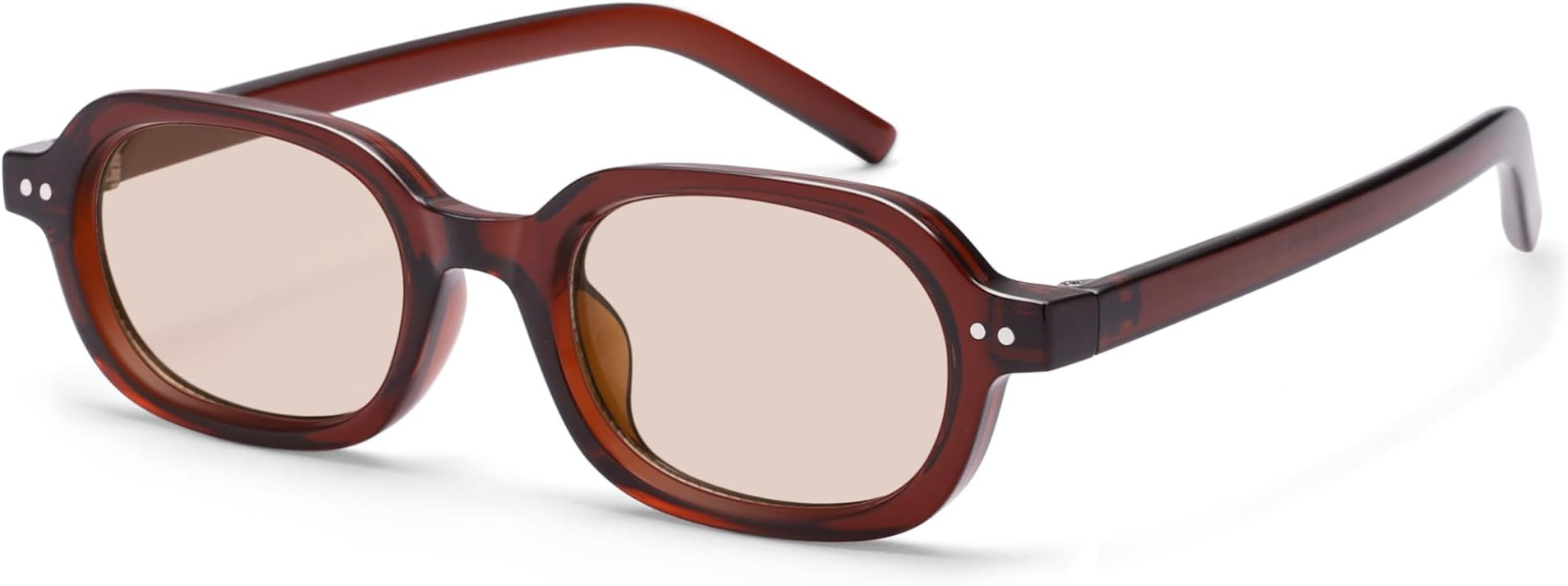 Retro Small Rectangle Sunglasses for Women Mens Trendy Rounded Square Sunnies AP3749 | Amazon (US)