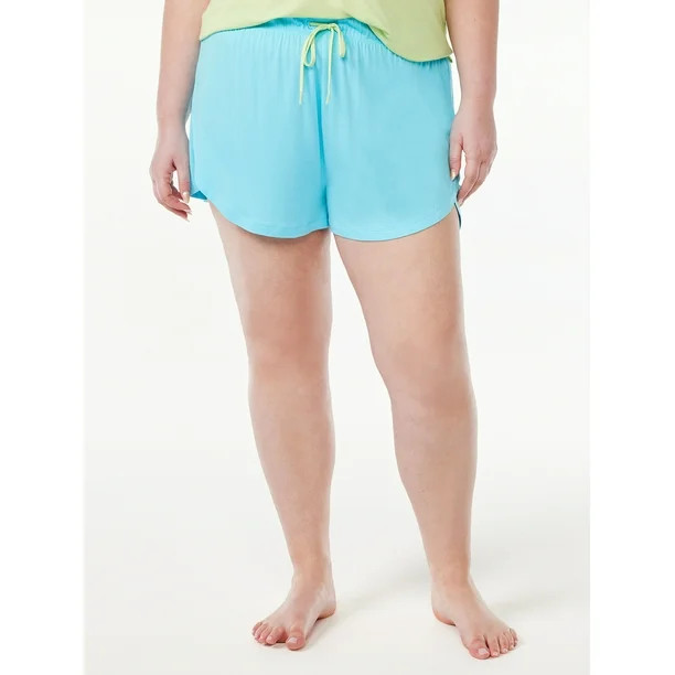 Joyspun Women's Tulip Hem Sleep Shorts, Sizes S to 3X | Walmart (US)