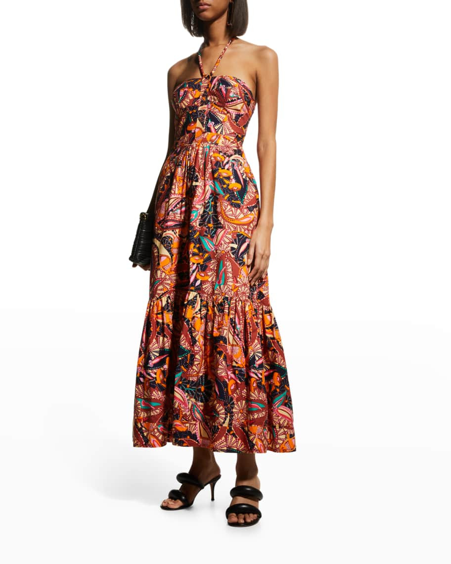 A.L.C. Adelle Halter Maxi Dress | Neiman Marcus