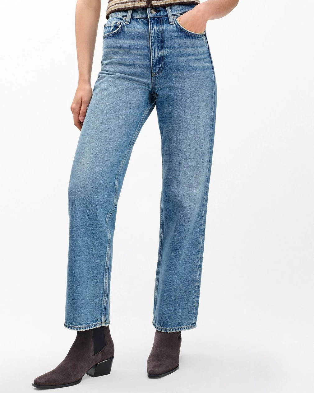 Buy Shea Ankle Relaxed Straight Jeans for USD 140.00 | rag & bone | rag & bone