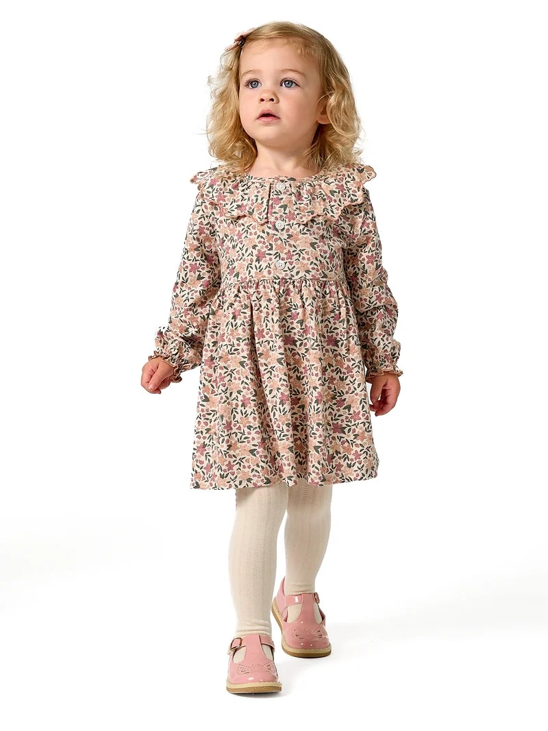 Modern Moments by Gerber Toddler Girl Collar Dress, Sizes 12 Months - 5T | Walmart (US)