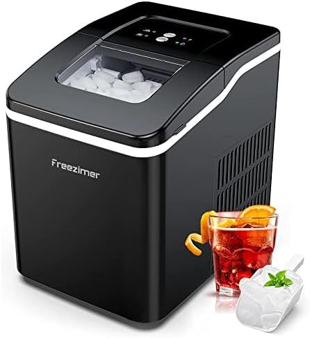 Freezimer Ice Makers Countertop, 27 Lbs/24 Hours, Portable Ice Maker Machine Countertop, 9 Ice Cubes | Amazon (US)