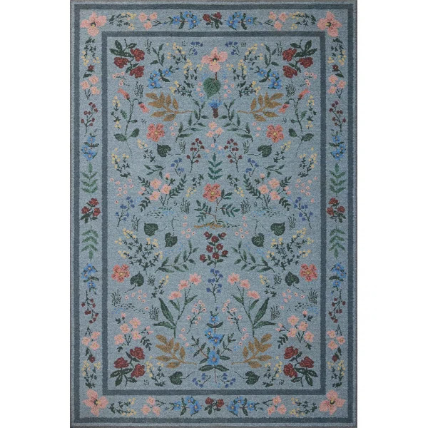 Devaney Blue Area Rug | Wayfair North America
