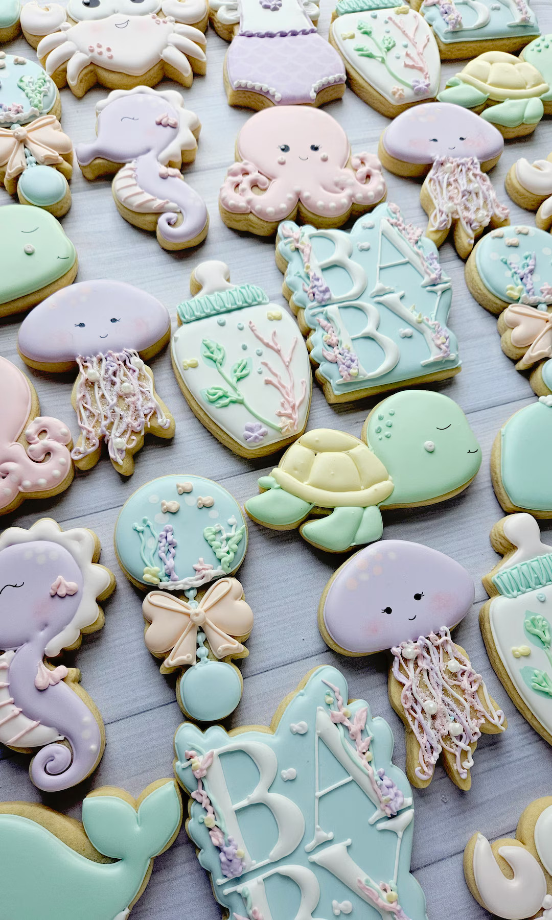 Under the Sea Baby Shower Cookies - Etsy | Etsy (US)